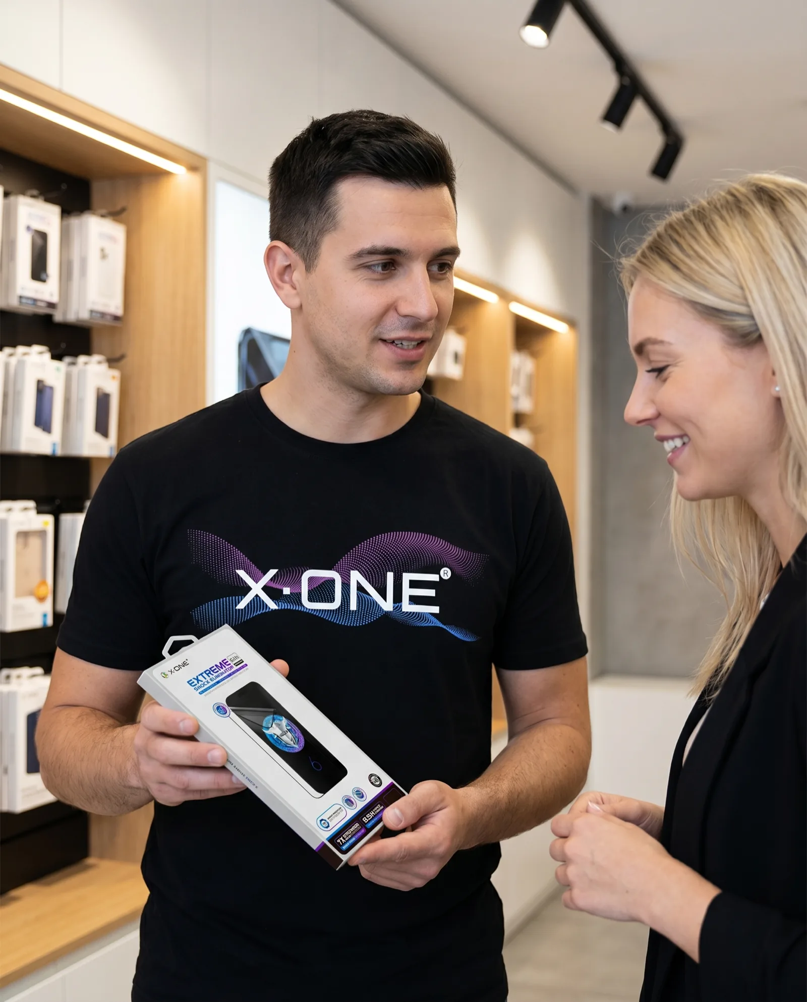 Cliente satisfeito X-ONE